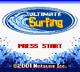 Ultimate Surfing (USA) Title Screen